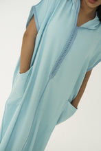 Load image into Gallery viewer, Moroccan dress baby blue