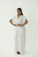 Load image into Gallery viewer, Moroccan dress white