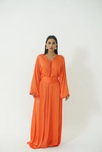Load image into Gallery viewer, Moroccan Orange Silk Kaftan