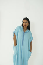 Load image into Gallery viewer, Moroccan dress baby blue