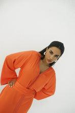Load image into Gallery viewer, Moroccan Orange Silk Kaftan