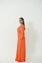 Load image into Gallery viewer, Moroccan Orange Silk Kaftan