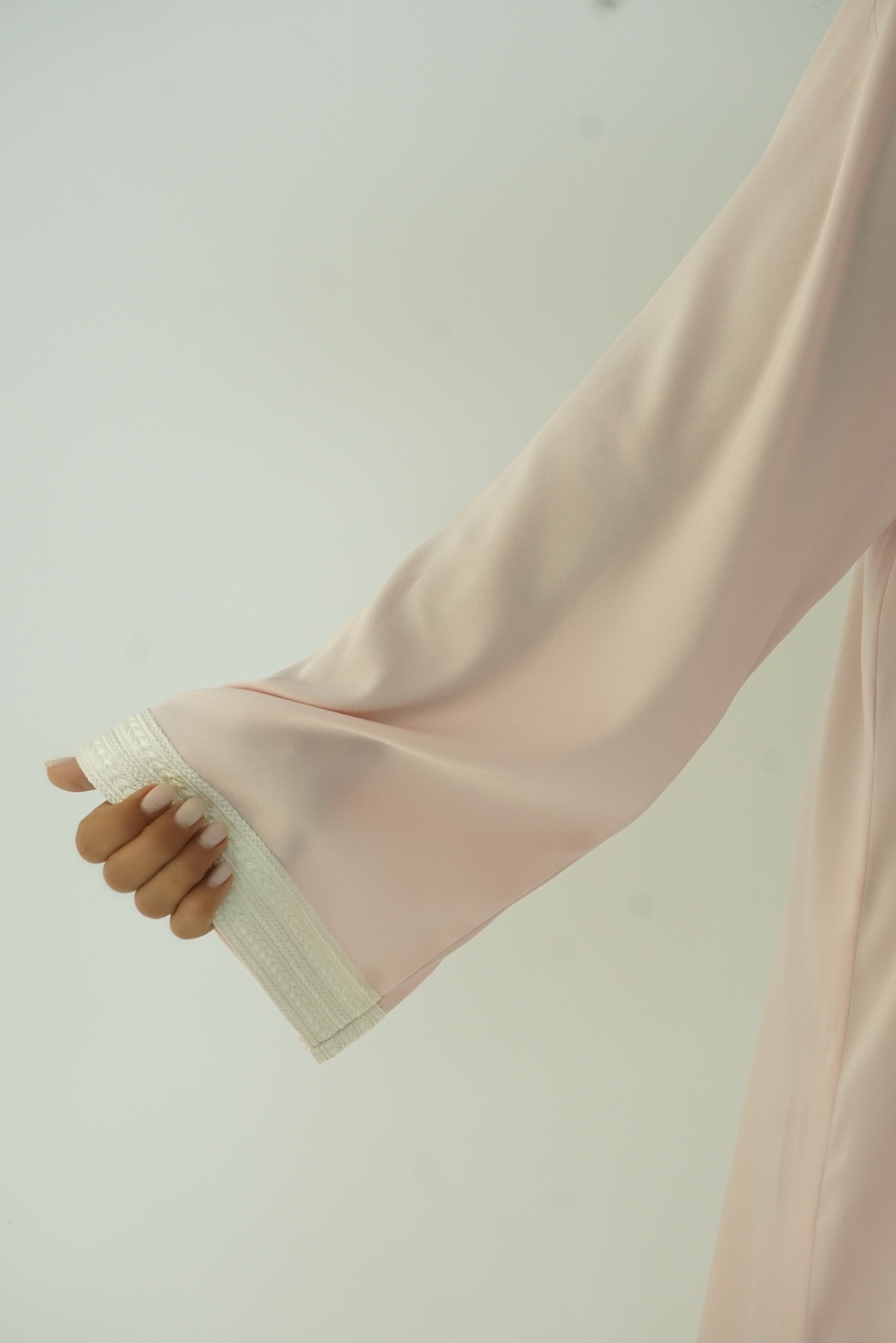 Moroccan dress habiba powder pink