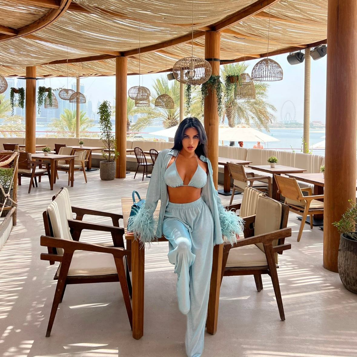 Celeste 3-Piece Luxe Feather Set